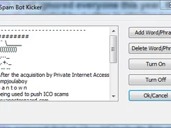 Screenshot for Spam Bot Kicker for Mirc and AdiIRC